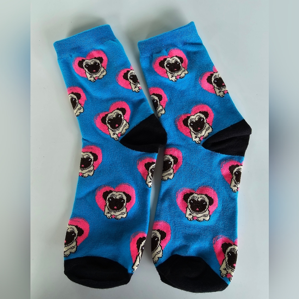 Women's Pug Socks NWOT